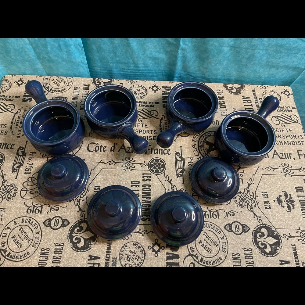 SOLD 8 pc Mini Soup, Chili Bowls or Crock Pots